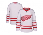 Men's Detroit Red Wings Blank White 2017 Centennial Classic Stitched NHL Jersey