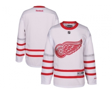 Men's Detroit Red Wings Blank White 2017 Centennial Classic Stitched NHL Jersey