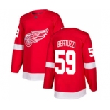 Men's Red Wings #59 Tyler Bertuzzi Red Home Stitched Hockey Jersey