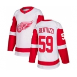 Men's Red Wings #59 Tyler Bertuzzi White Road Stitched Hockey Jersey