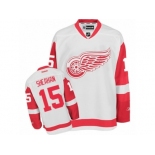 Men's Reebok Detroit Red Wings #15 Riley Sheahan Authentic White Away NHL Jersey