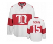 Men's Reebok Detroit Red Wings #15 Riley Sheahan Authentic White Third NHL Jersey