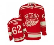 Men's Reebok Detroit Red Wings #62 Thomas Vanek Authentic Red 2014 Winter Classic NHL Jersey