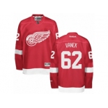 Men's Reebok Detroit Red Wings #62 Thomas Vanek Authentic Red Home NHL Jersey