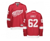 Men's Reebok Detroit Red Wings #62 Thomas Vanek Authentic Red Home NHL Jersey