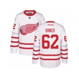 Men's Reebok Detroit Red Wings #62 Thomas Vanek Authentic White 2017 Centennial Classic NHL Jersey