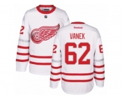 Men's Reebok Detroit Red Wings #62 Thomas Vanek Authentic White 2017 Centennial Classic NHL Jersey