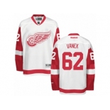 Men's Reebok Detroit Red Wings #62 Thomas Vanek Authentic White Away NHL Jersey