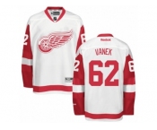 Men's Reebok Detroit Red Wings #62 Thomas Vanek Authentic White Away NHL Jersey