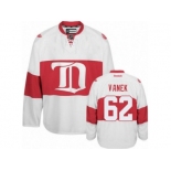 Men's Reebok Detroit Red Wings #62 Thomas Vanek Authentic White Third NHL Jersey