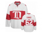 Men's Reebok Detroit Red Wings #62 Thomas Vanek Authentic White Third NHL Jersey