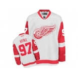 Men's Reebok Detroit Red Wings #97 Joe Vitale Authentic White Away NHL Jersey