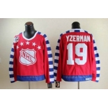 nhl Detroit Red Wings #19 YZERMAN all star 75th Anniversary red CCM