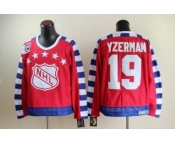 nhl Detroit Red Wings #19 YZERMAN all star 75th Anniversary red CCM