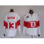 nhl deroit red wings #13 datsyuk white winter classic