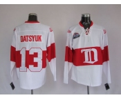 nhl deroit red wings #13 datsyuk white winter classic