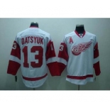 nhl deroit red wings #13 datsyuk white