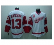 nhl deroit red wings #13 datsyuk white