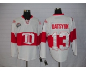 nhl deroit red wings #13 datsyuk white(winter classic)