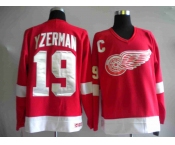 nhl deroit red wings #19 yzerman red ccm