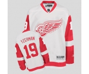 nhl deroit red wings #19 yzerman white