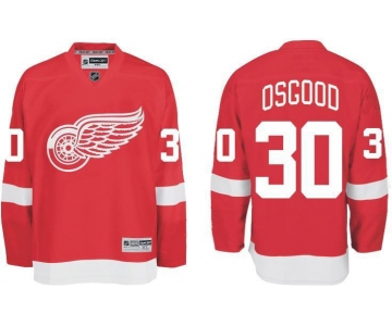 nhl deroit red wings #30 osgood red