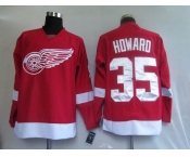 nhl deroit red wings #35 hdward red