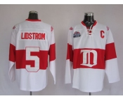 nhl deroit red wings #5 lidstrom white winter classic