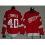 nhl detoit red wings #40 zetterberg a red A