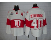 nhl detoit red wings #40 zetterberg white(winter classic)