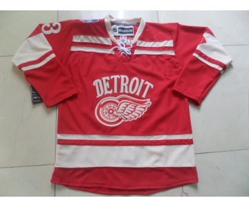 nhl jerseys deroit red wings #13 datsyuk red[2014 winter classic]