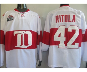 nhl jerseys deroit red wings #42 ritola white (winter classic)