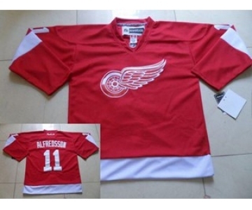 nhl jerseys detroit red wings #11 alfredsson red