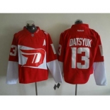 nhl jerseys detroit red wings #13 datsyuk red[patch A][stadium]