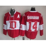 nhl jerseys detroit red wings #14 shanahan red[shanahan][patch A]