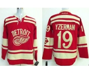 nhl jerseys detroit red wings #19 yzerman red[2014 winter classic]