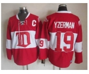 nhl jerseys detroit red wings #19 yzerman red[patch C]