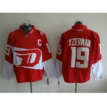 nhl jerseys detroit red wings #19 yzerman red[patch C][stadium]