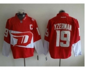 nhl jerseys detroit red wings #19 yzerman red[patch C][stadium]