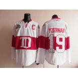 nhl jerseys detroit red wings #19 yzerman white[winter classic]