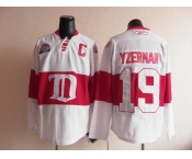 nhl jerseys detroit red wings #19 yzerman white[winter classic]