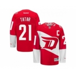 nhl jerseys detroit red wings #21 tatar red[2016 Stadium][patch C]