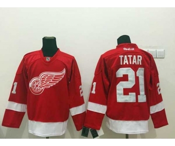 nhl jerseys detroit red wings #21 tatar red