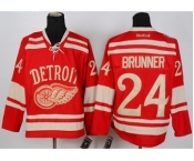 nhl jerseys detroit red wings #24 brunner red[2014 winter classic][brunner]