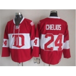 nhl jerseys detroit red wings #24 chelios red[chelios]