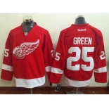 nhl jerseys detroit red wings #25 green red