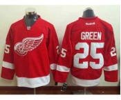 nhl jerseys detroit red wings #25 green red