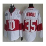 nhl jerseys detroit red wings #35 howard white[winter classic]