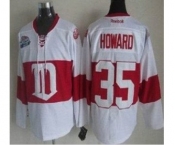 nhl jerseys detroit red wings #35 howard white[winter classic]