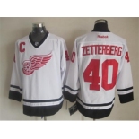 nhl jerseys detroit red wings #40 henrik zetterberg black-white